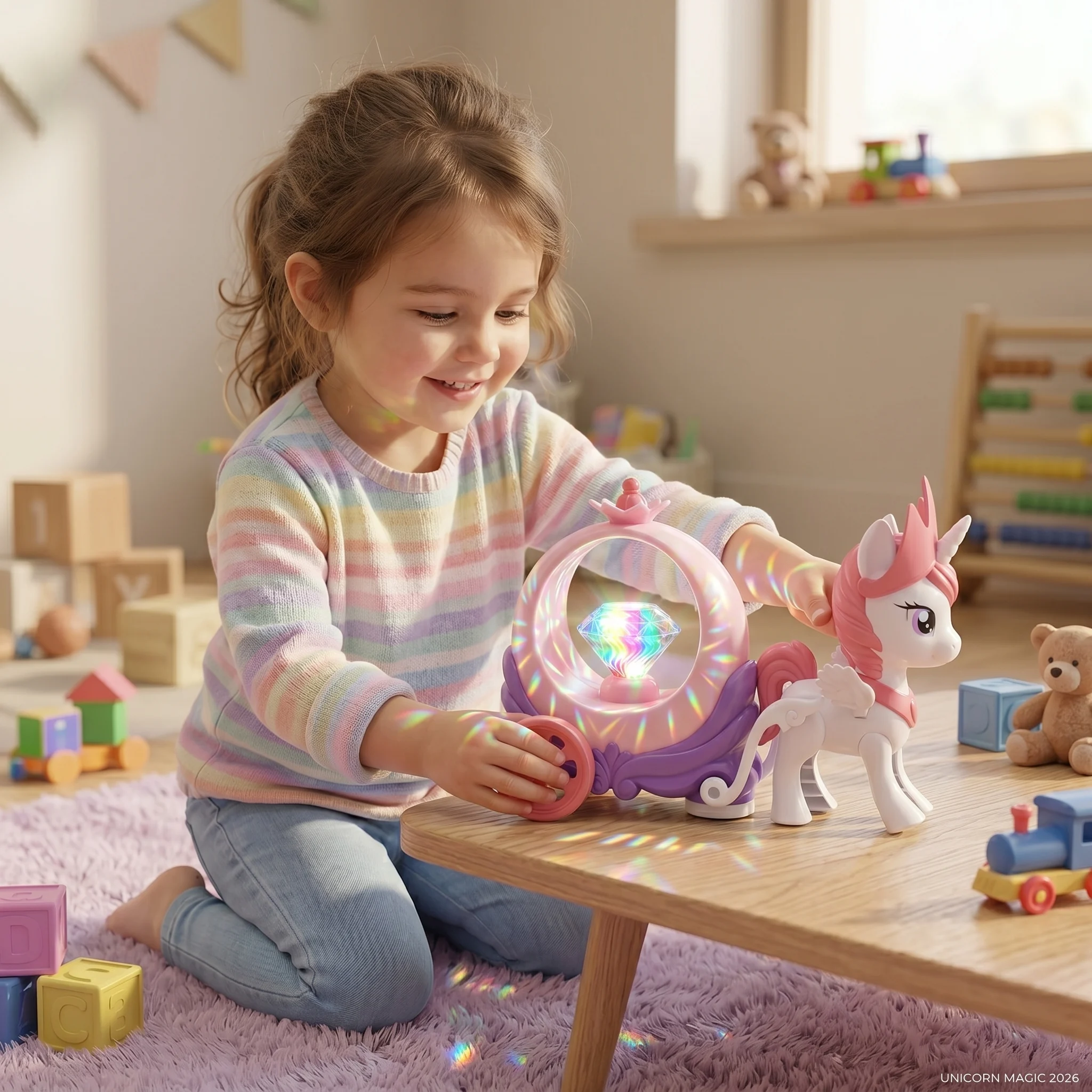 3D light musical toy