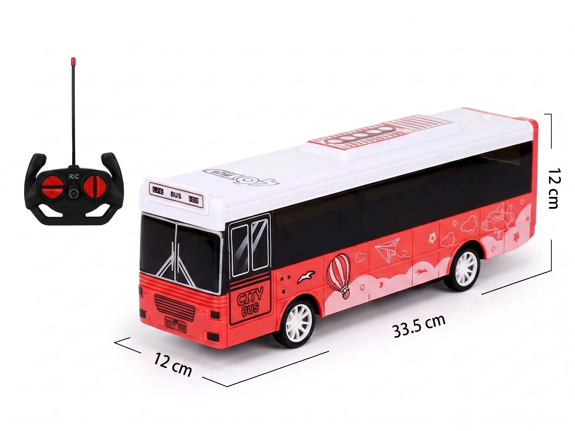 boys friction bus toy