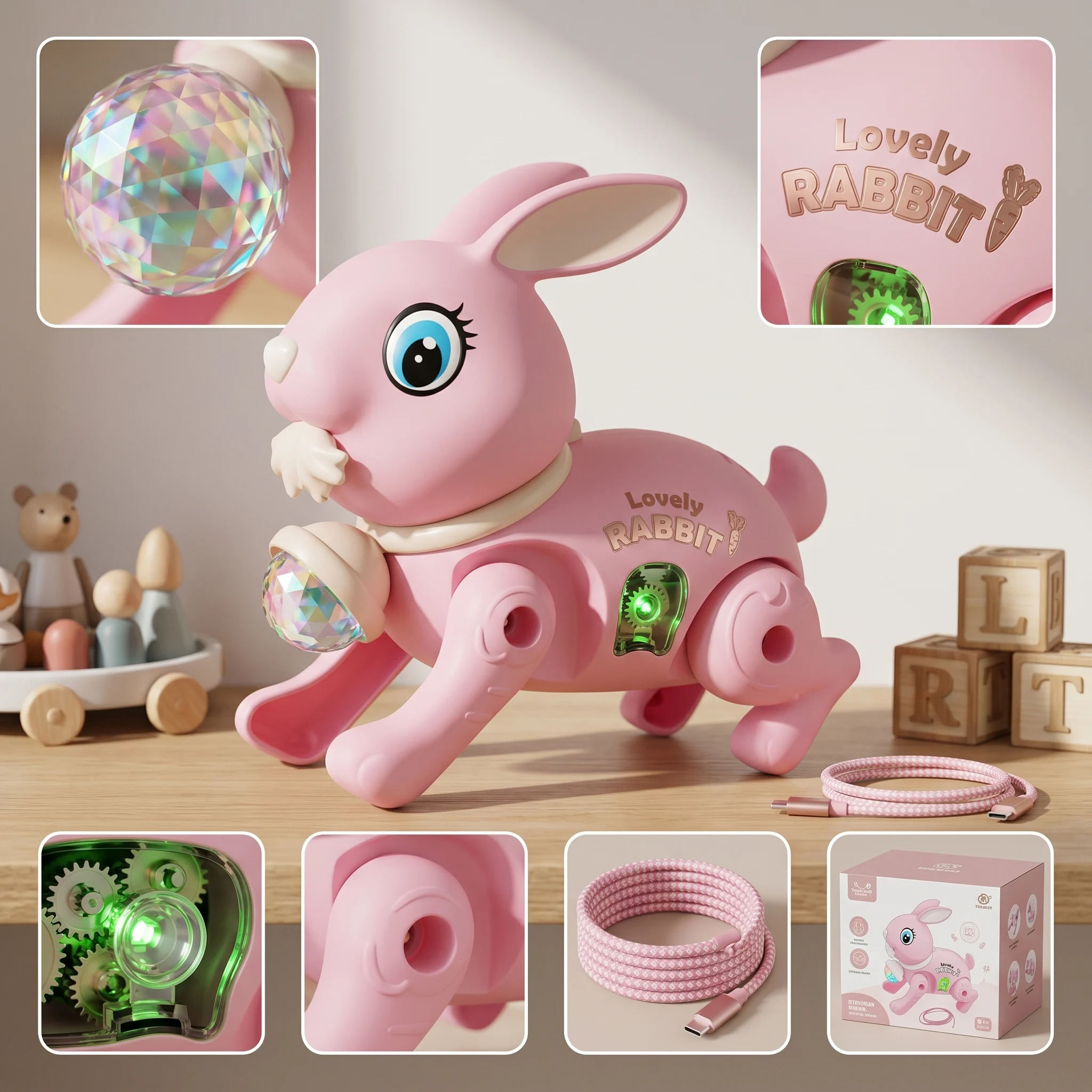 electric bunny toy