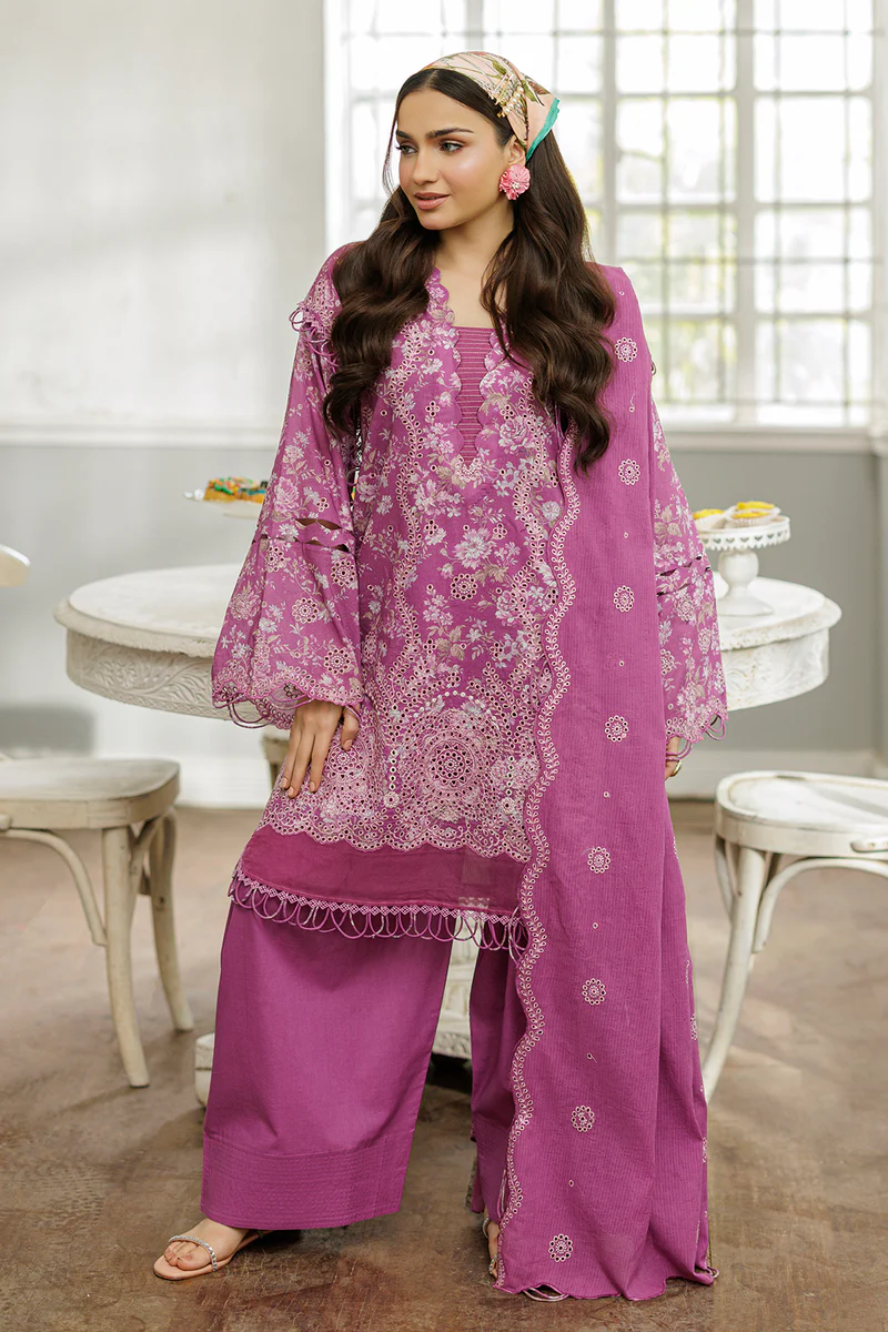 Zellbury Chikankari unstitched embroidered cotton suit Zellbury Chikankari unstitched embroidered cotton suit