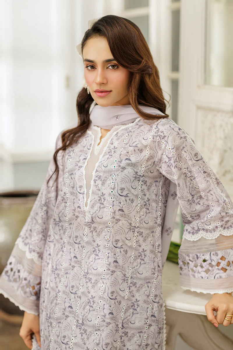 Zellbury Chikankari unstitched suit Zellbury Chikankari unstitched suit
