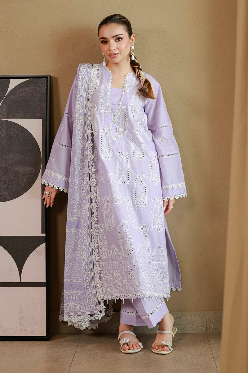Zellbury Chikankari unstitched suit Zellbury Chikankari unstitched suit