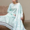 Zellbury Chikankari unstitched cotton suit Zellbury Chikankari unstitched cotton suit