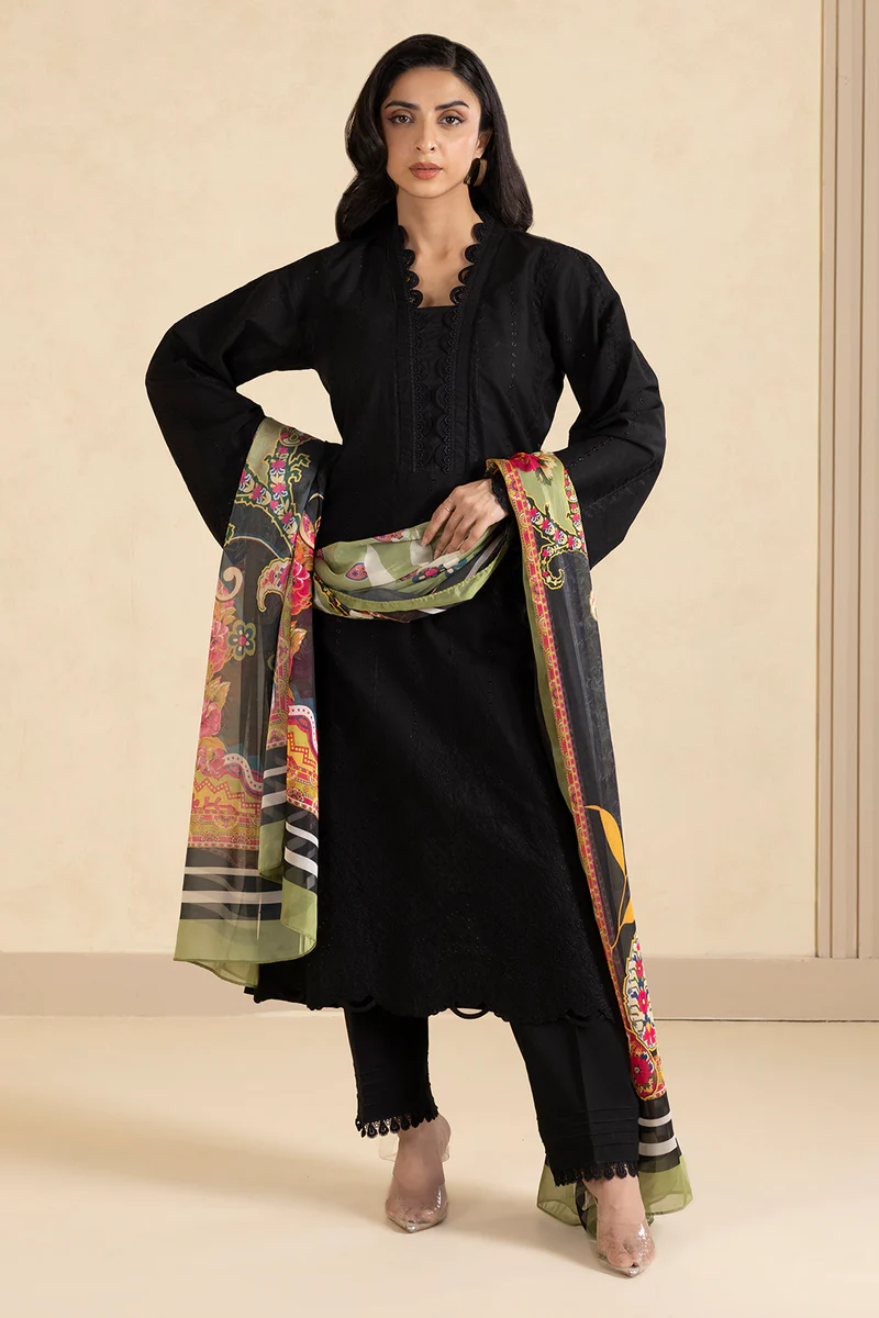 Zellbury Chikankari unstitched suit Zellbury Chikankari unstitched suit