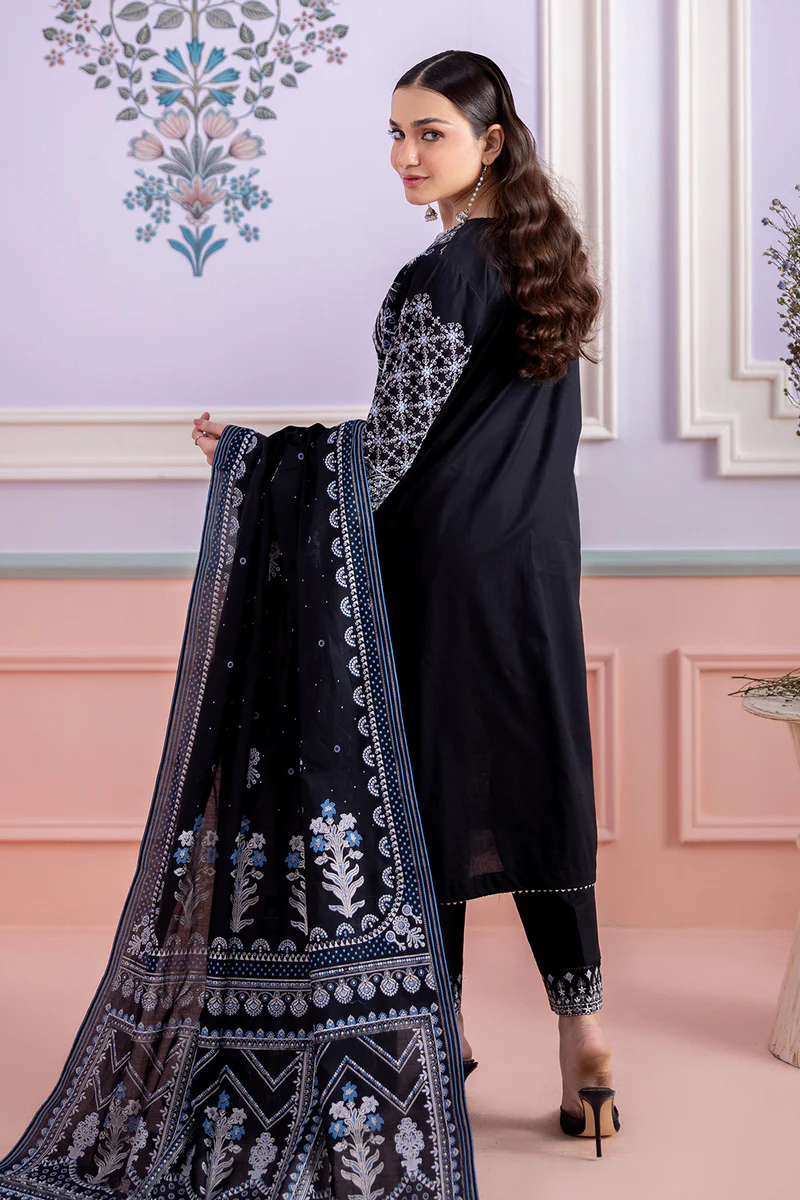 Zellbury Chikankari unstitched cotton suit Zellbury Chikankari unstitched cotton suit