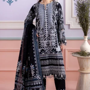 Zellbury Chikankari unstitched cotton suit