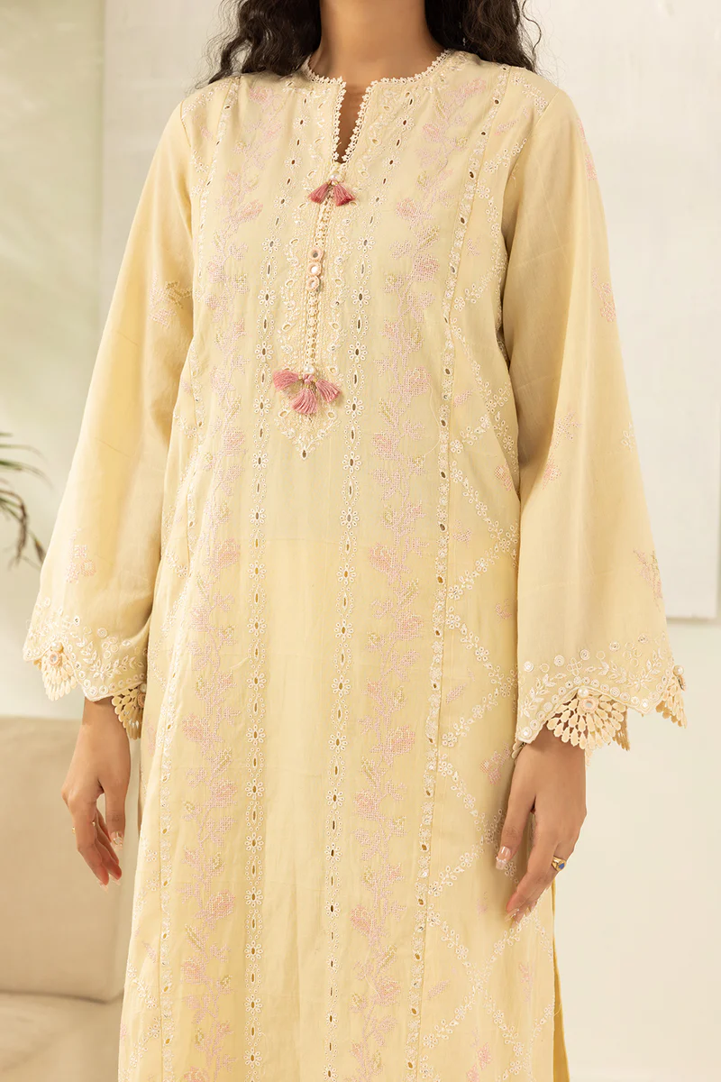 Zellbury Chikankari unstitched suit Zellbury Chikankari unstitched suit