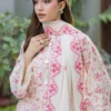 Zellbury Chikankari unstitched embroidered cotton suit Zellbury Chikankari unstitched embroidered cotton suit