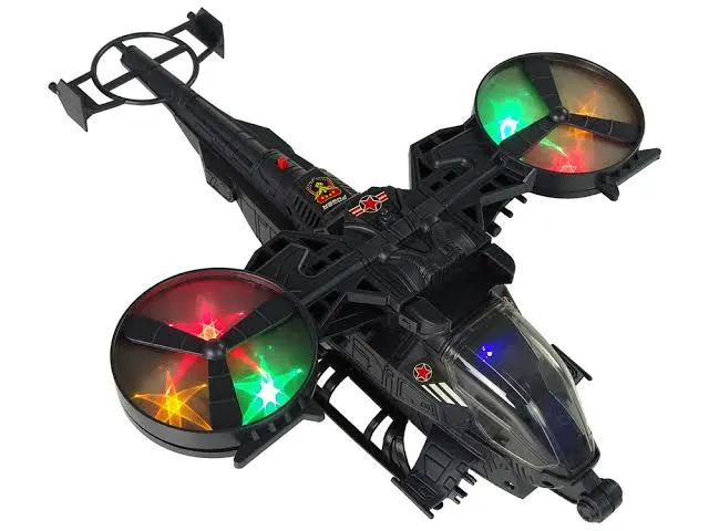 Kids Military Helicopter with Flashing Lights & Siren