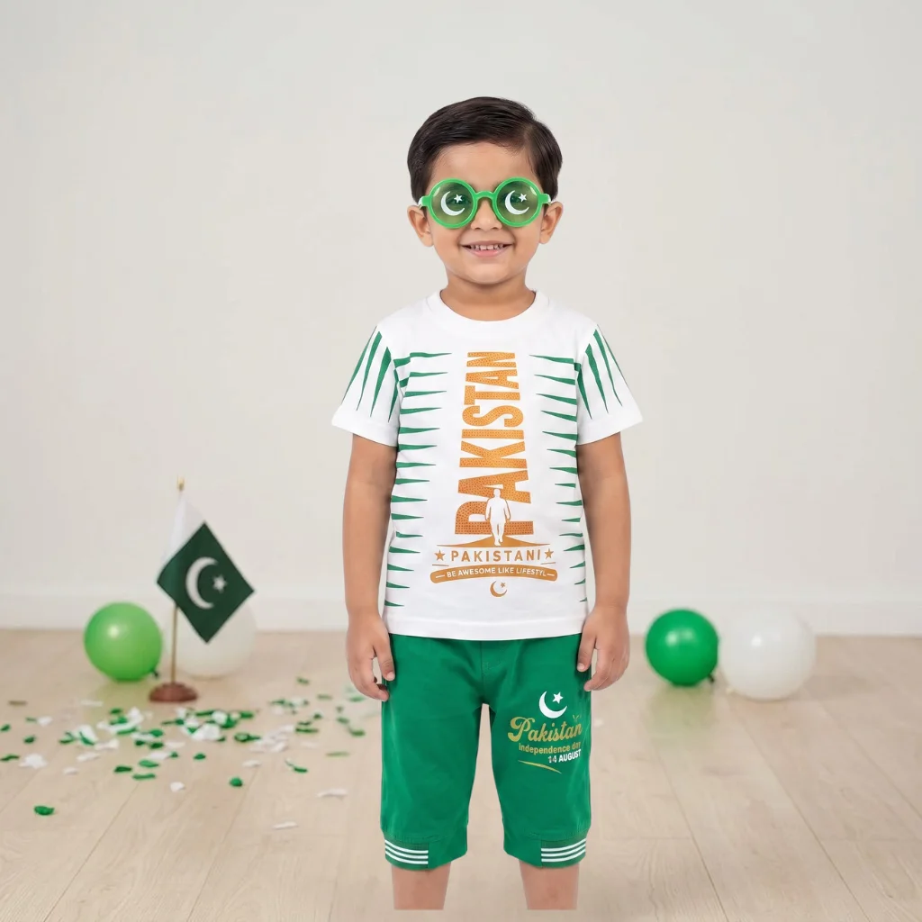 Boys Pakistan Independence Suit Boys Pakistan Independence Suit