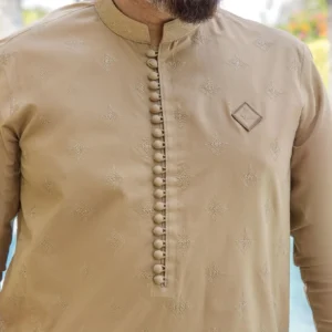 Premium embroidered men's kurta shalwar