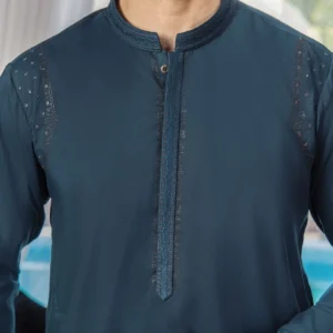 Premium embroidered men's kurta shalwar