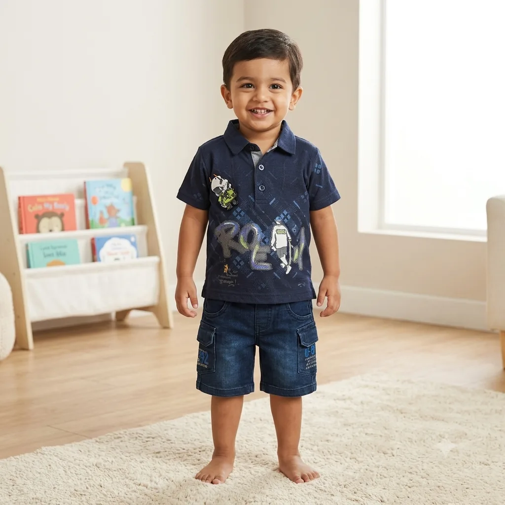 Kids graphic polo outfit Kids graphic polo outfit