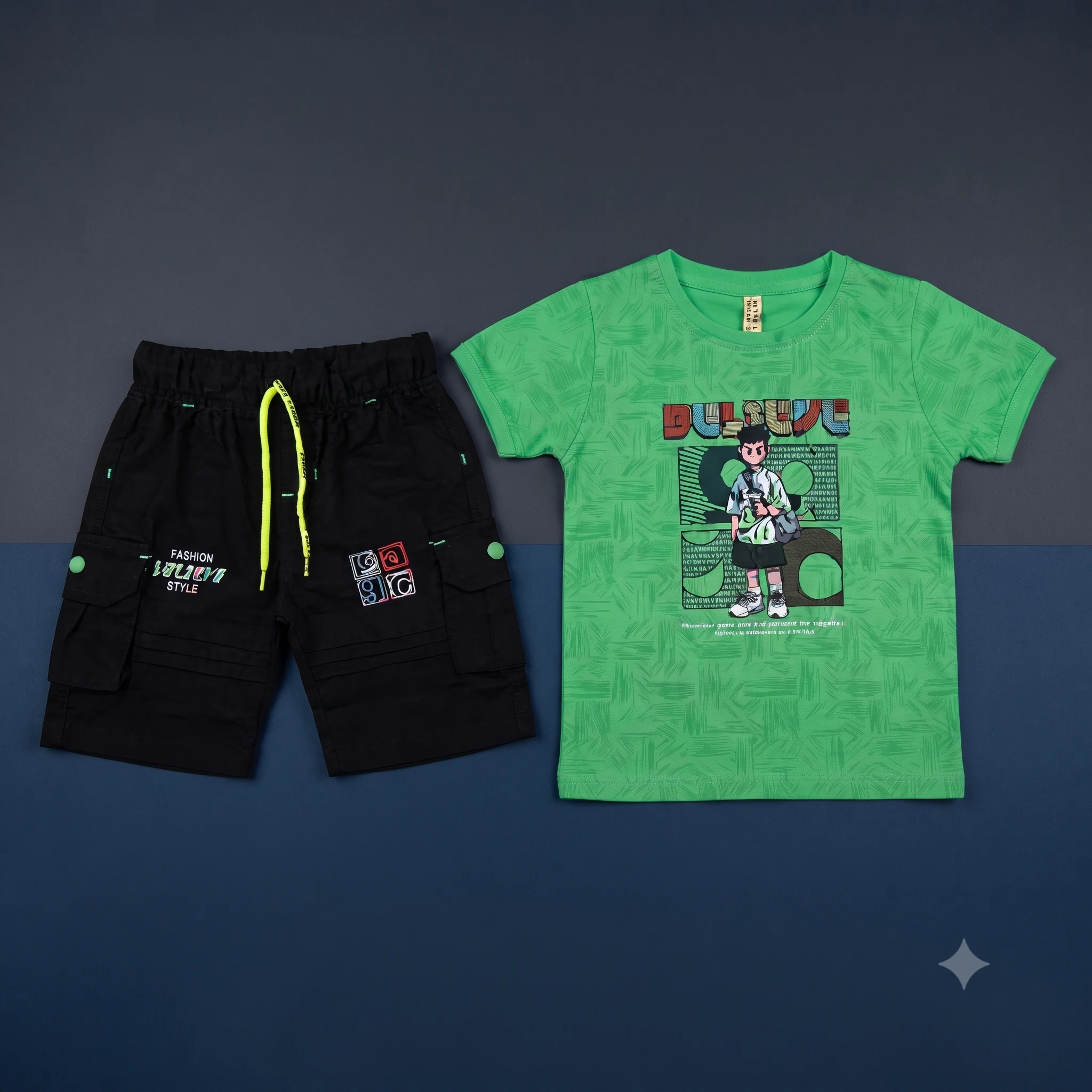 Kids graphic t-shirt and shorts set Kids graphic t-shirt and shorts set