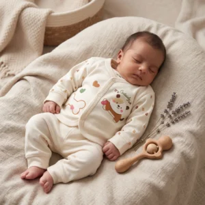 Cute Puppy Newborn Baby Dress