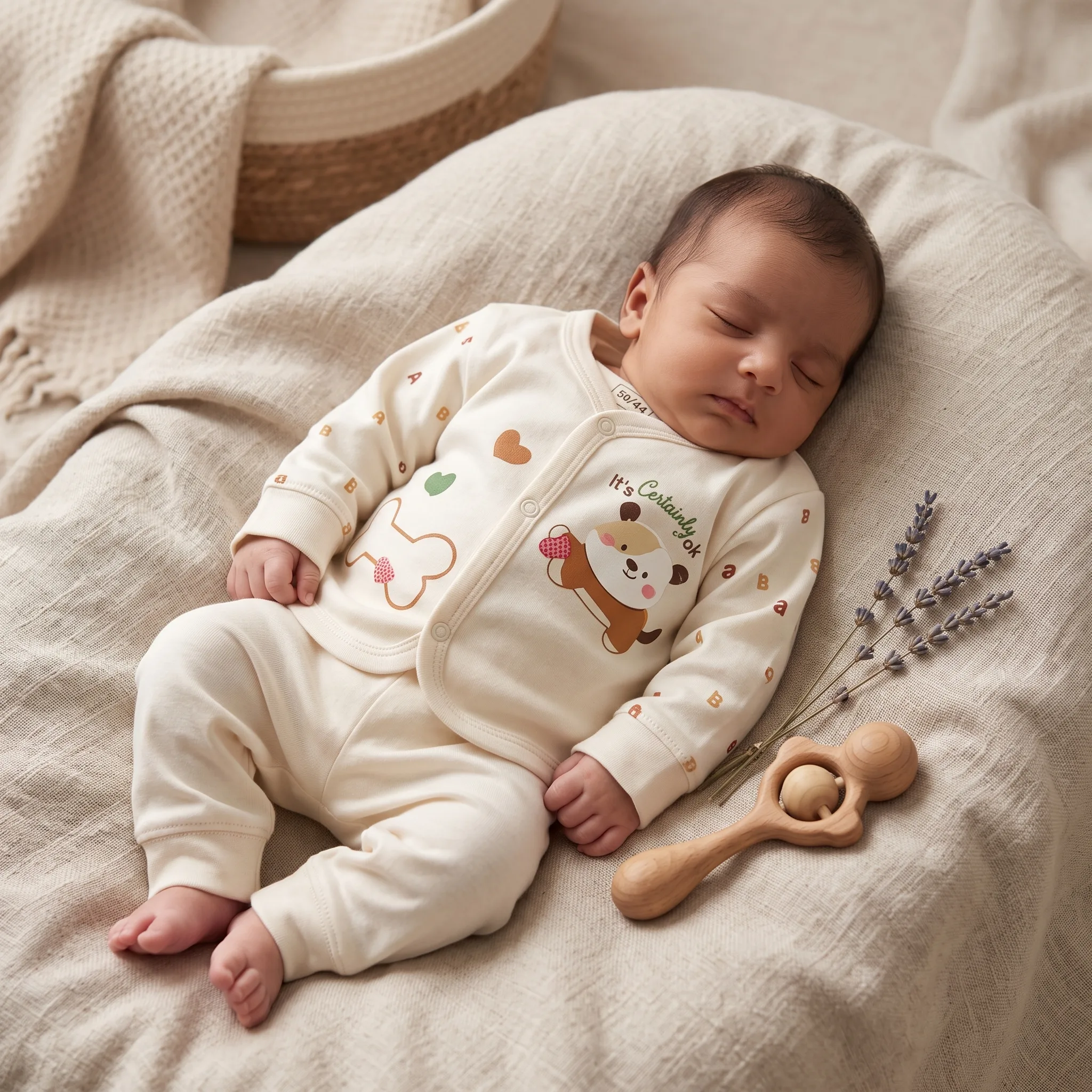 Cute Puppy Newborn Baby Dress