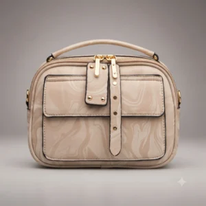 Marble Print Crossbody Bag