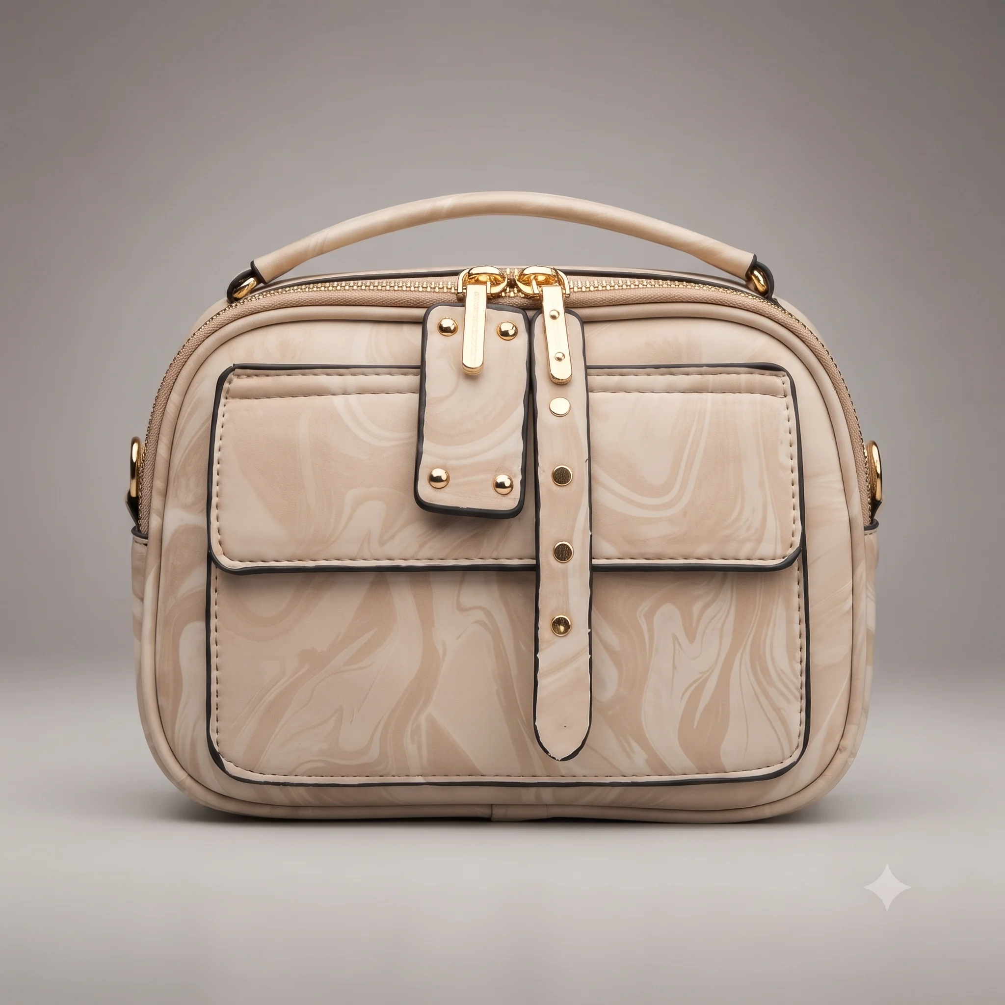 Marble Print Crossbody Bag Marble Print Crossbody Bag