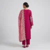 3-Piece Magenta Embroidered Suit 3-Piece Magenta Embroidered Suit