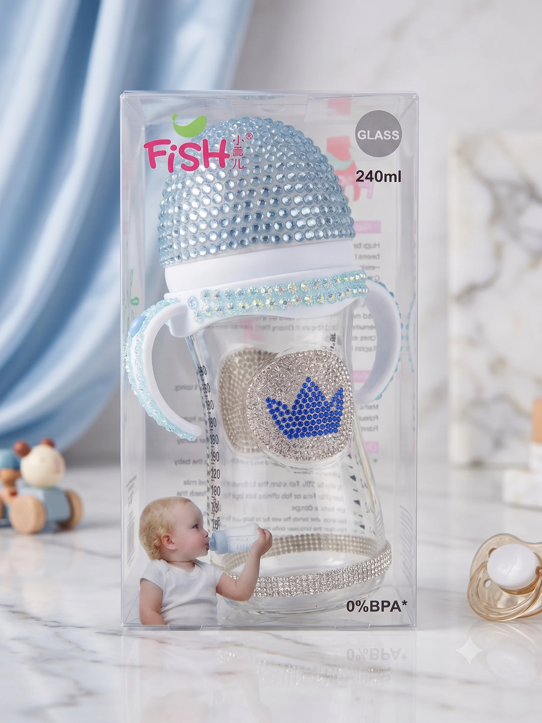 Bling Glass Baby Feeder Bling Glass Baby Feeder