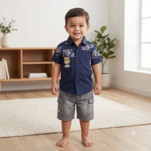 Kids graphic polo outfit