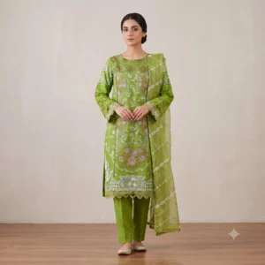 Embroidered Lawn Suit