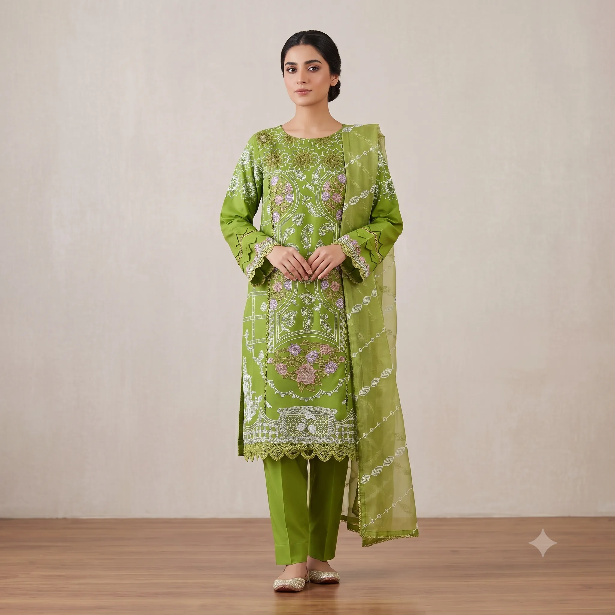 Embroidered Lawn Suit Embroidered Lawn Suit