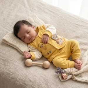 Happy Day Yellow Newborn Baby Dress