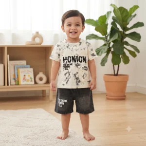Kids tie-dye outfit set