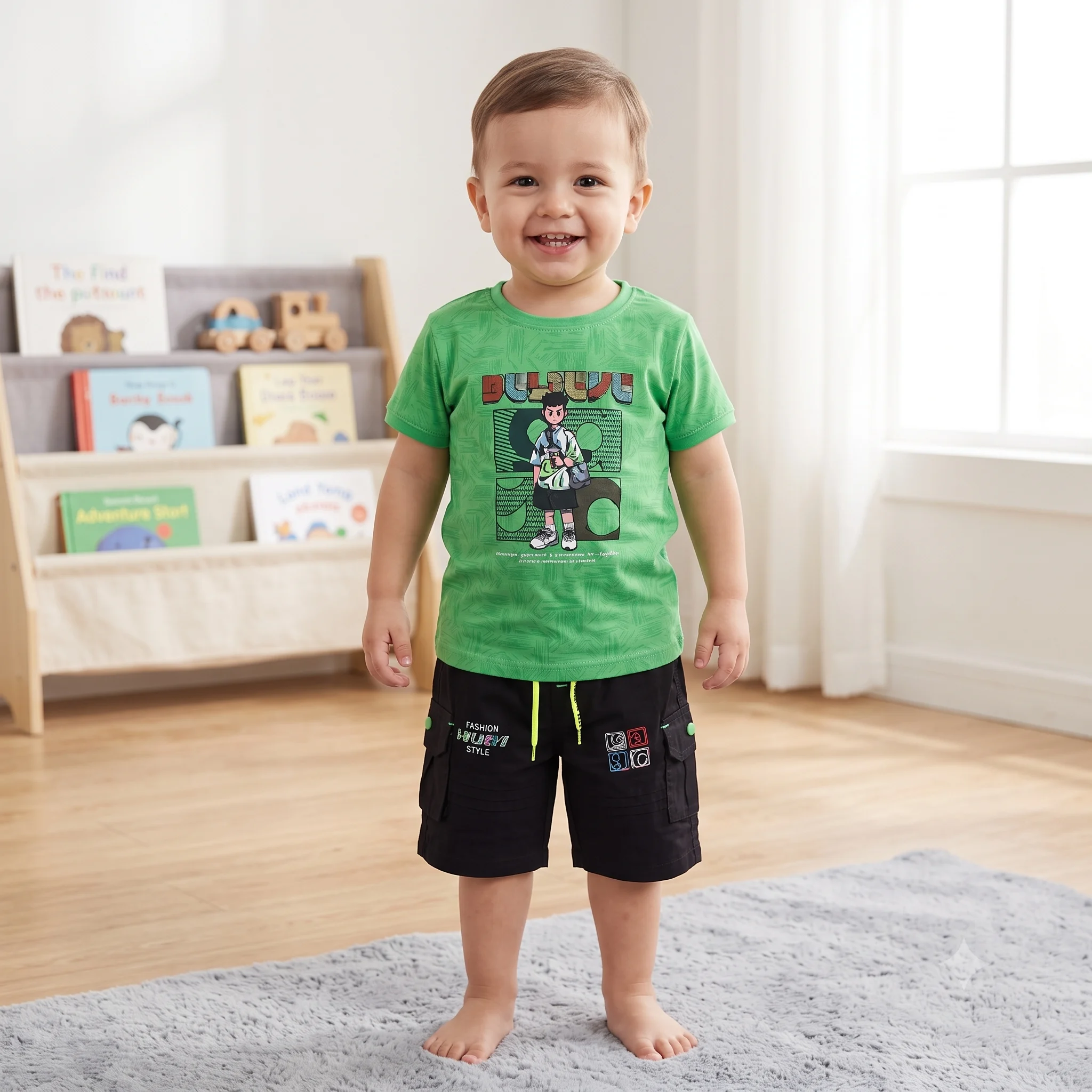 Kids graphic t-shirt and shorts set Kids graphic t-shirt and shorts set