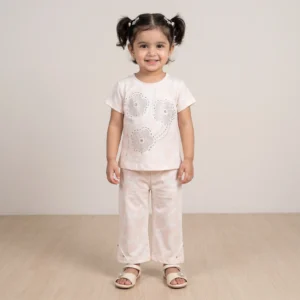 Girls rhinestone flower set