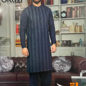 Premium men's designer kurta shalwar