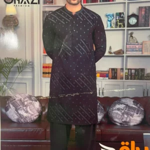 Premium men's designer kurta shalwar