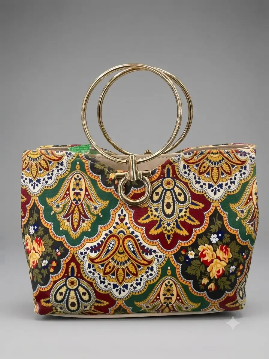 aisley print handbag aisley print handbag