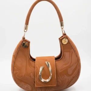 Marble Effect Shoulder Bag