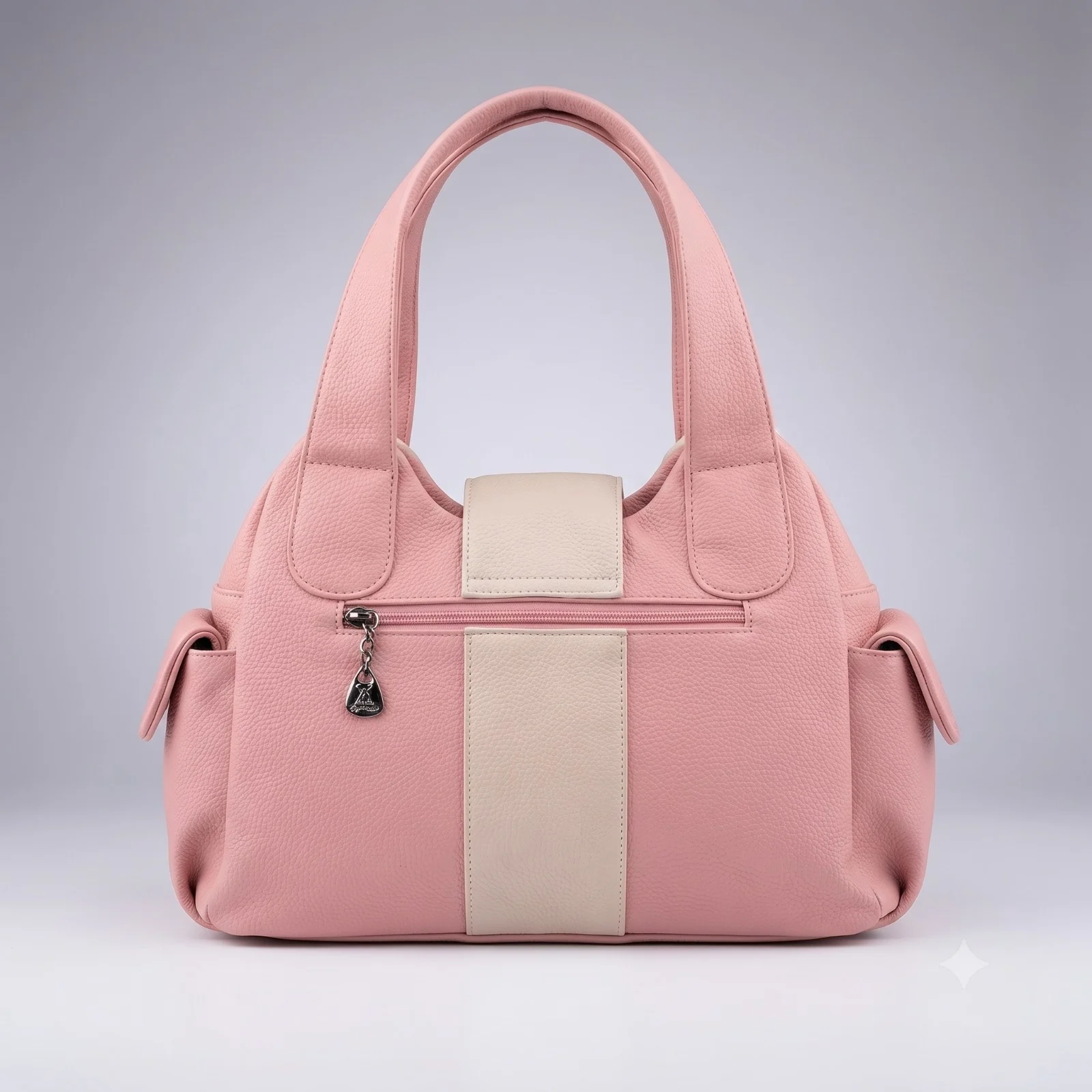 Pink and Beige Handbag Pink and Beige Handbag