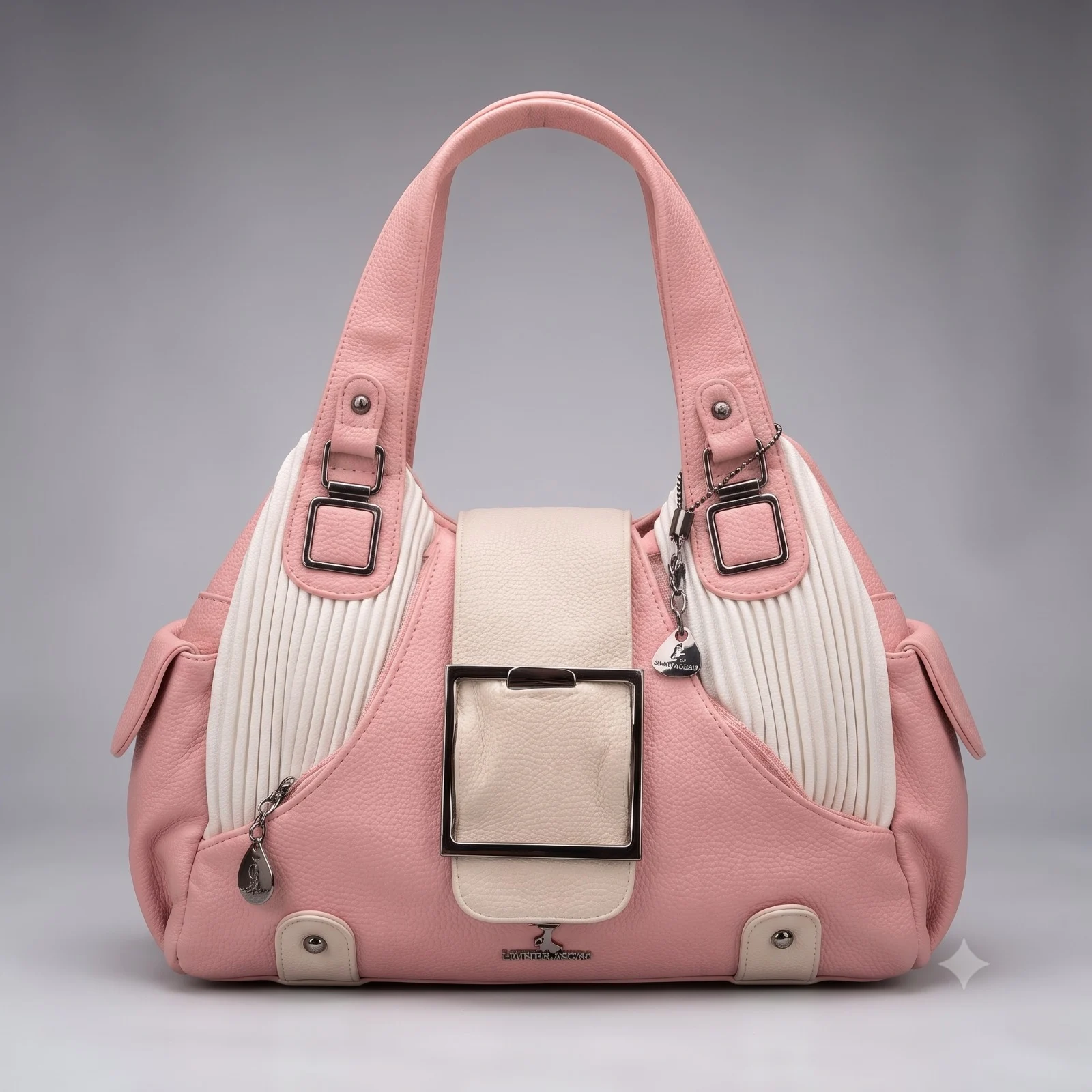 Pink and Beige Handbag Pink and Beige Handbag