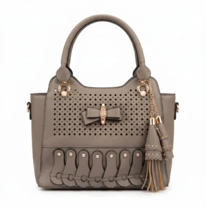 Ladies laser-cut handbag