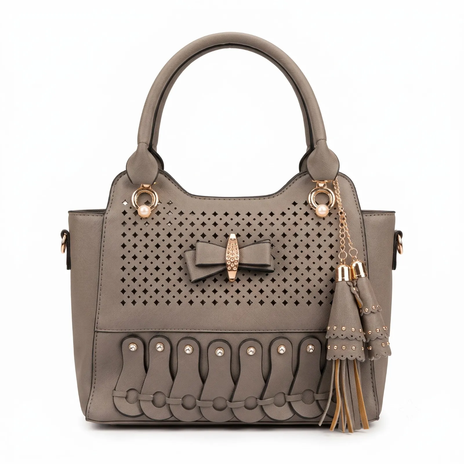 Ladies laser-cut handbag Ladies laser-cut handbag