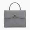 Grey leather handbag Grey leather handbag