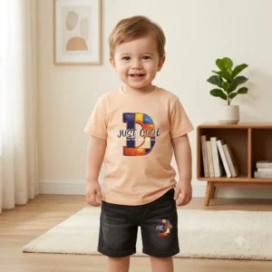 Kids graphic t-shirt and shorts set