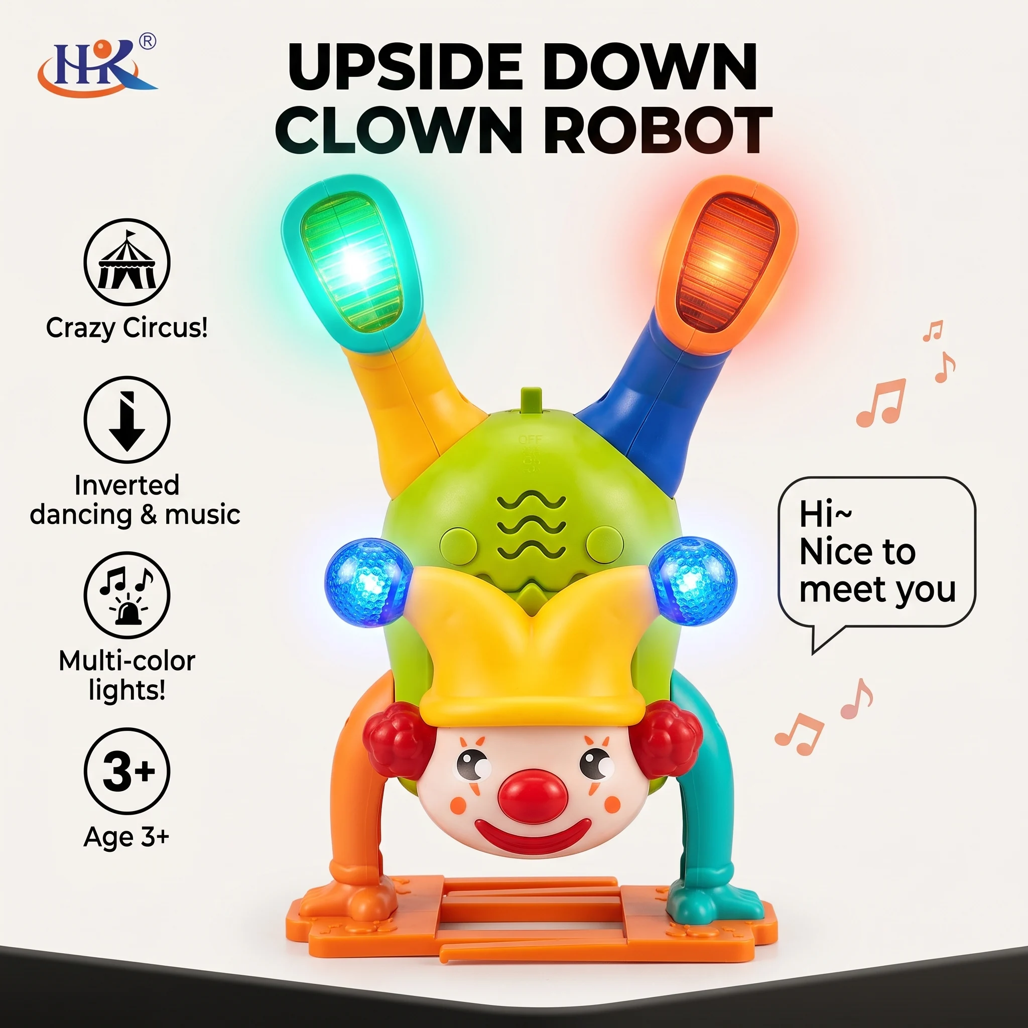 Upside Down Clown Toy