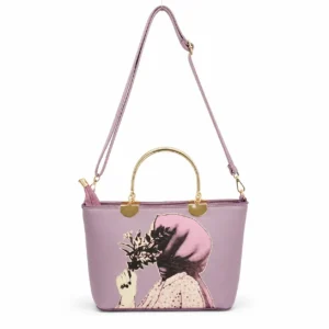 Purple Hijab Art Handbag