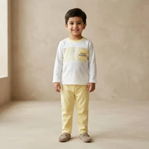 Boys yellow outfit set