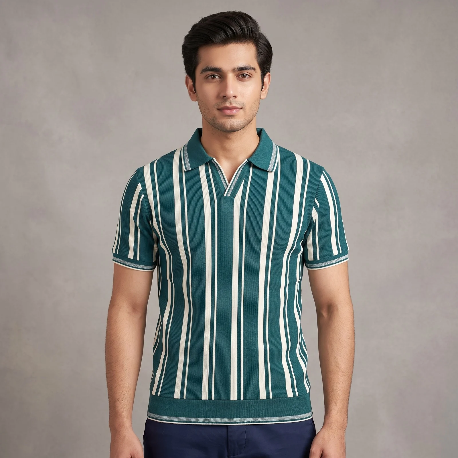 Men's HB Dolphin Striped Polo Men's HB Dolphin Striped Polo