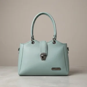 Elegant Light Blue Handbag