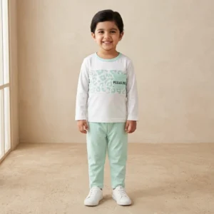 Boys mint outfit set