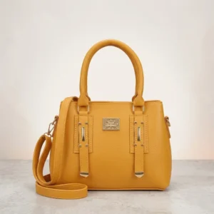 Elegant Mustard Yellow Handbag