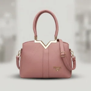 Elegant Pink Crossbody Handbag