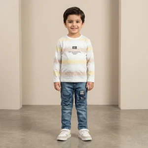 Boys Striped Long Sleeve T-Shirt